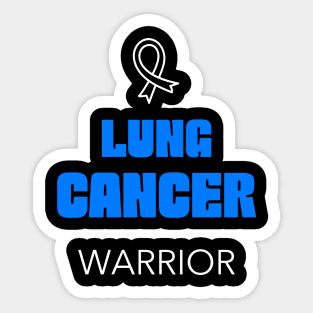 Lung Cancer Awareness Sticker